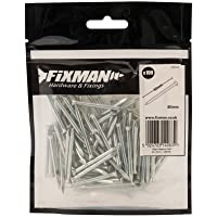 Fixman 433418 Muro clavos- paquete de 100- color gris